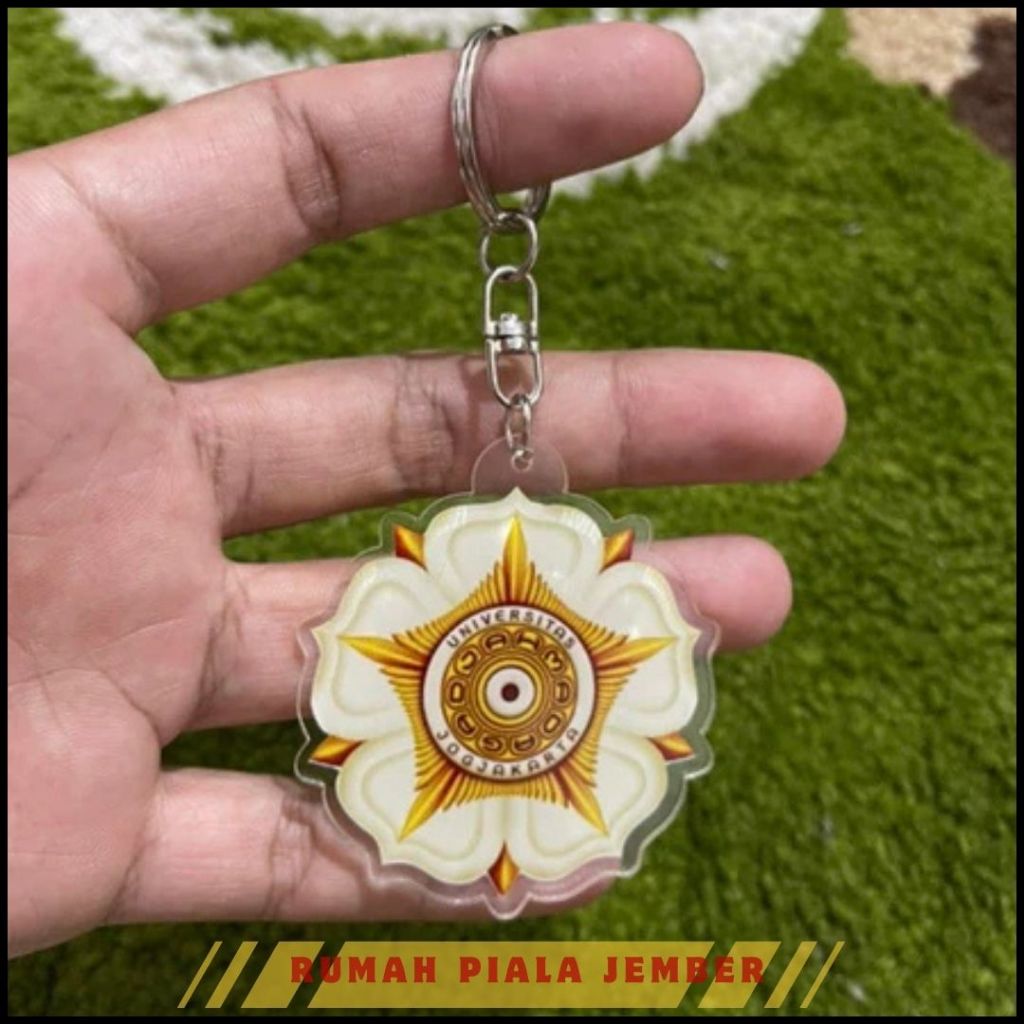 Gantungan Kunci Logo Kampus UGM || Logo Universitas gajah Mada Ganci Universitas Gajah Mada