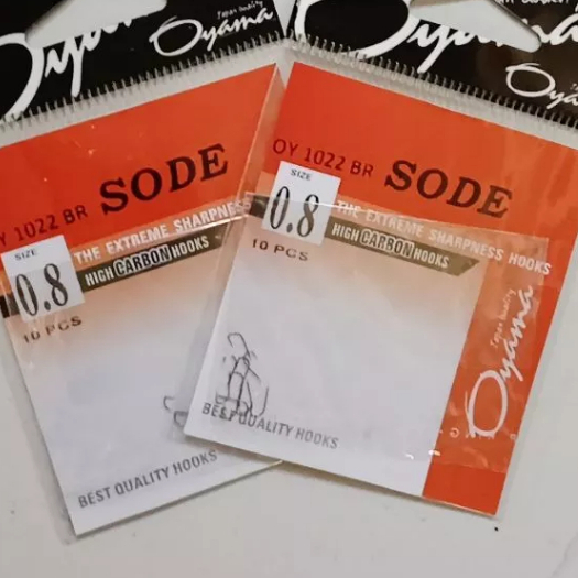 KAIL PANCING 0,3 0,5 0,8 MIKRO FISHING OYAMA SODE TIPE OY1022 BR  TIDAK BERLUBANG