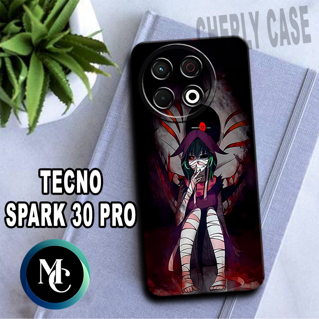 CC11/ Softcase karet lentur untuk TECNO SPARK 30 PRO/Motif ANIME /case TECNO SPARK 30 PRO/kesing TEC