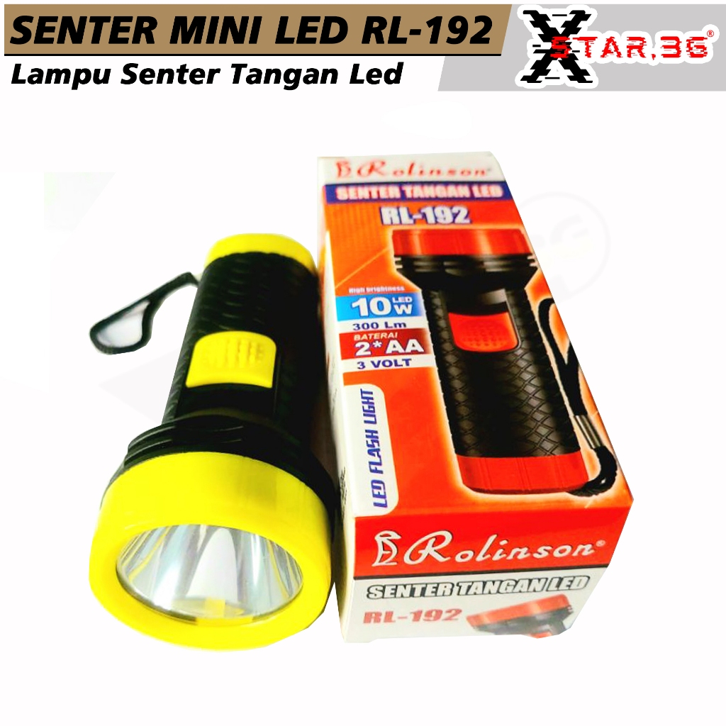 senter mini led RL-192 senter led baterai aa lampu tangan mini outdoor camping senter rl192
