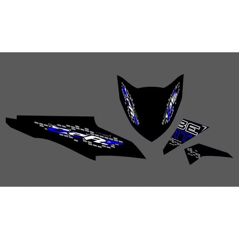 STRIPING STICKER TRANSPARAN BEAT FI DESAIN CUSTOM NVX
