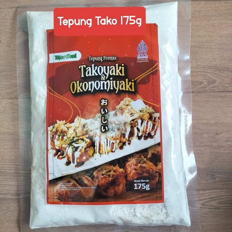 

Tepung Takoyaki Premix Berat 175g premium quality terjangkau