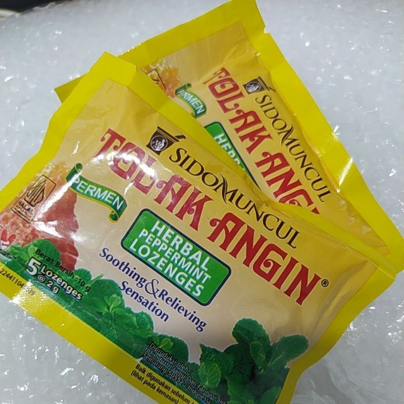 

Permen Tolak angin Herbal isi 5