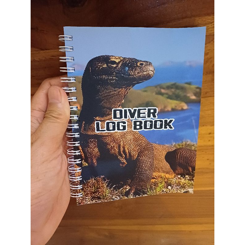 Diver Log Book Buku Catatan Aktivitas Kegiatan Penyelam Scuba Diving Dive Record Note Penyelaman Div