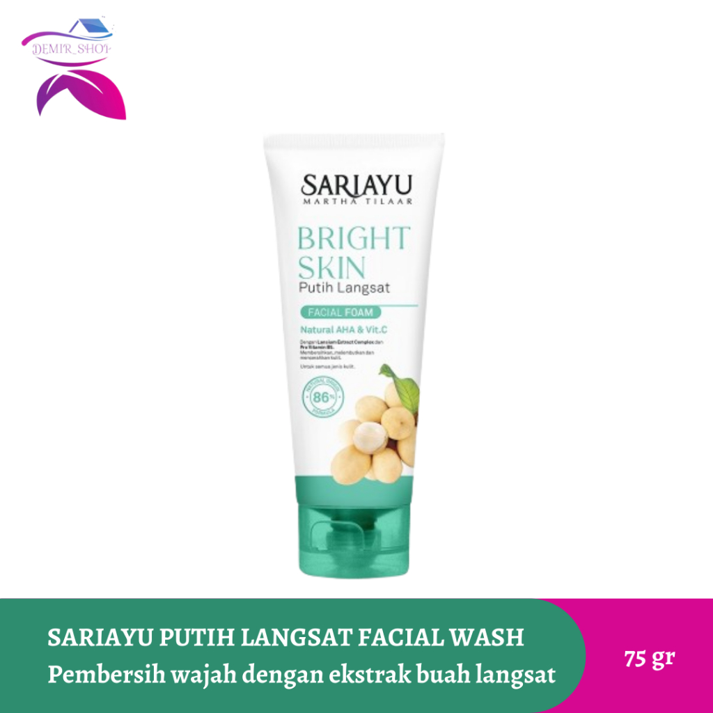 Sariayu Putih Langsat Facial Foam 75gr