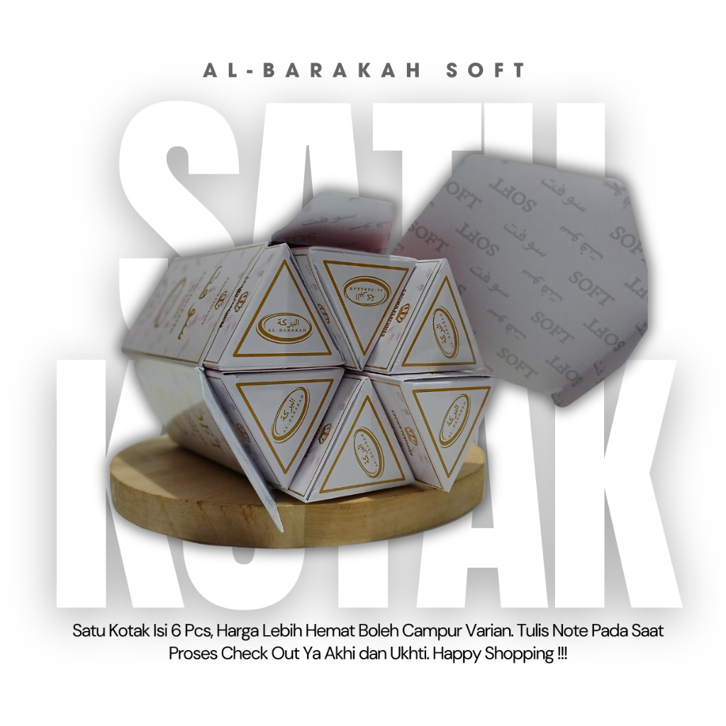 ALBARAKAH Parfum Sholat Non Alkohol Terbaik SOFT 1 BOX
