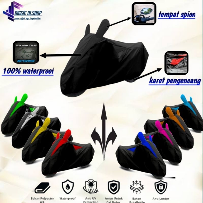 Big Promo Cover Motor,Sarung Pelindung Motor Listrik,Sepeda Listrik Exotic Fastron Bahan Waterproof