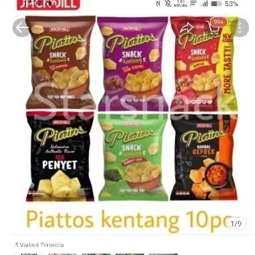 

Piatos isi 10 pcs ready berbagai rasa bisa request rasa