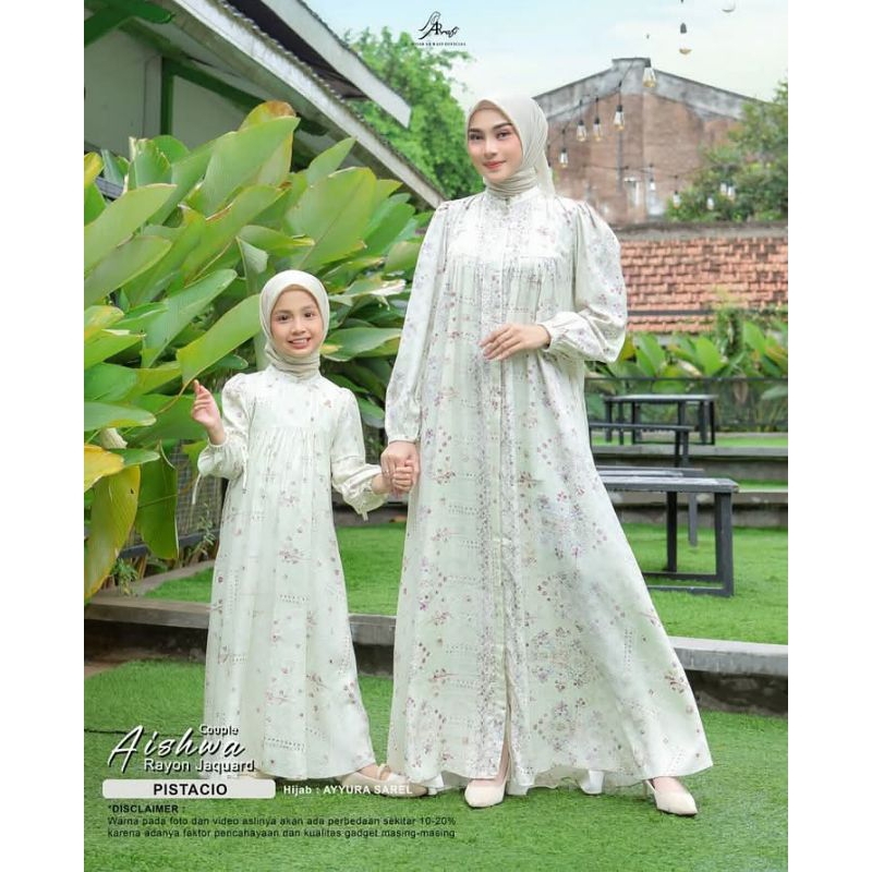 AISHWA DRESS COUPLE ( KIDS DAN MOM ) Motif terbaru by arrafi ori