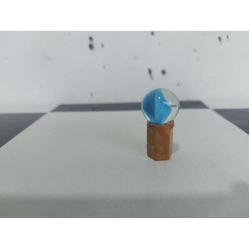 kelereng balap warna biru telur asin