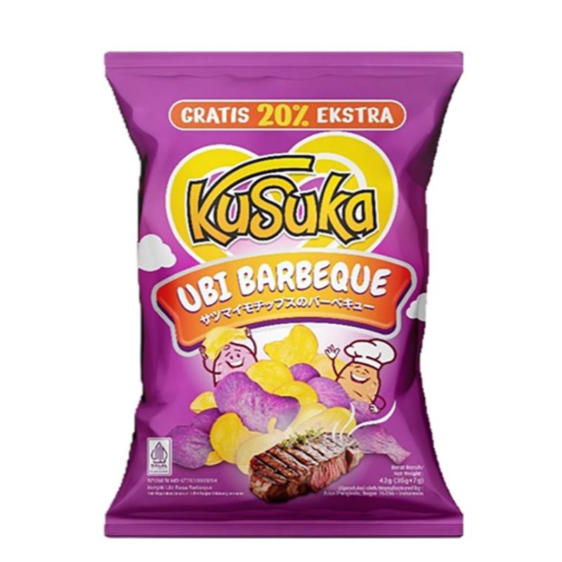 

Kusuka Keripik Ubi 42gr / Madu / Barbeque