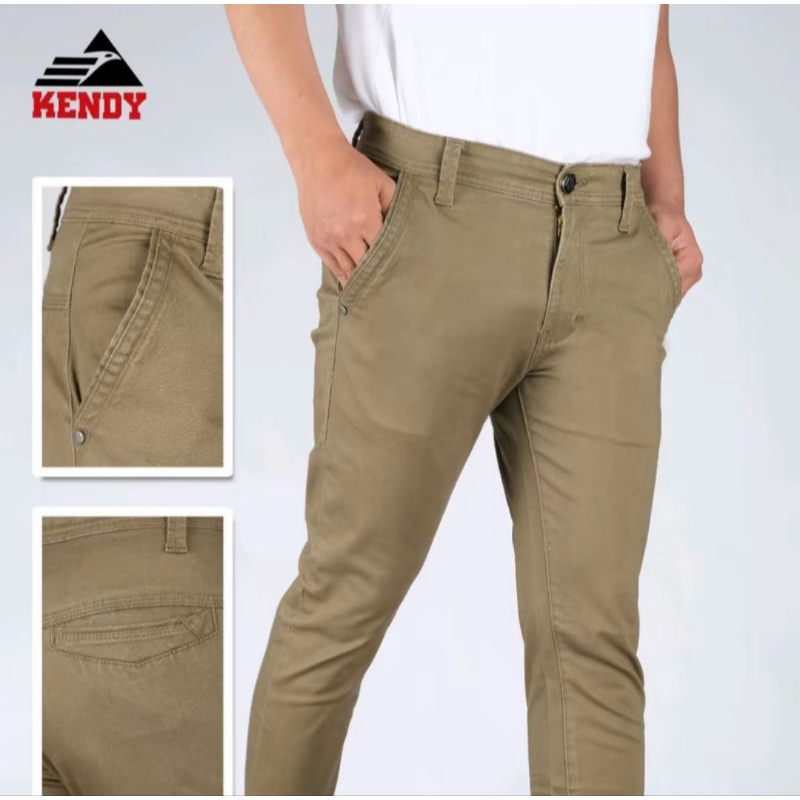 Celana Chino Kendy Original Panjang Premium (PBF) - Celana Chino Panjang Premium