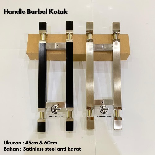 Handle pintu tarikan pintu gagang pintu minimalis elegan mewah, handle pintu tembus motif barbel kot