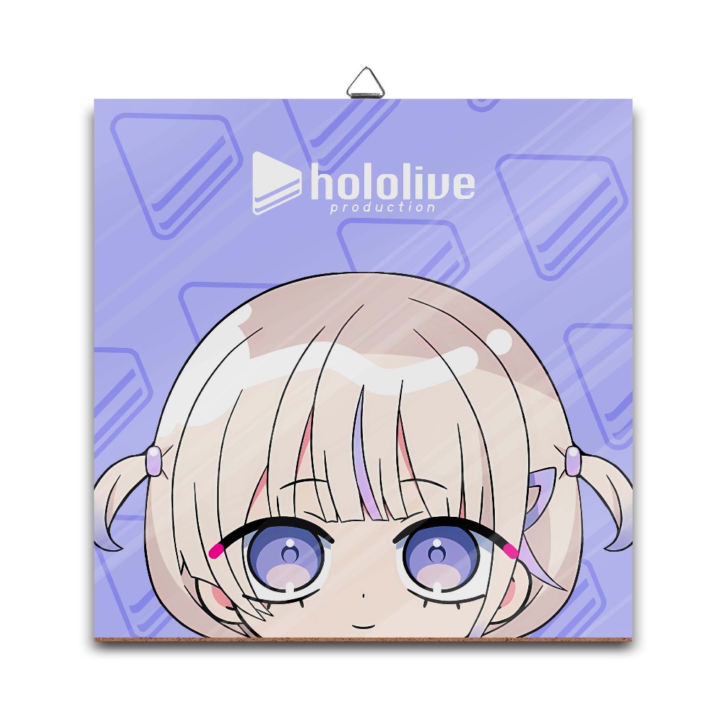 Poster dinding kayu anime vtuberTODOROKI HAJIME PEEKER ALT-EROMANGA SENSEImaterial MDF