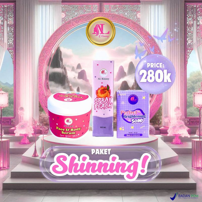 PAKET BUNDLING SKINCARE AL KIMMY  KEMASAN BESAR LYS 250GR