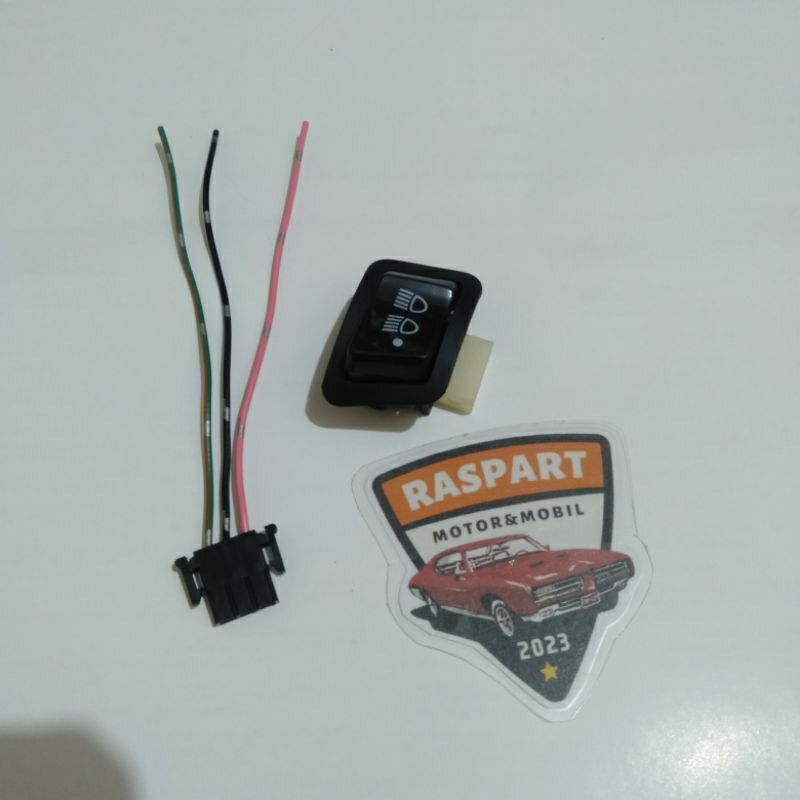 Saklar Dim Saklar Lampu 3 titik TEC Plus Soket  kabel bintik Honda Beat FI Vario 125 Scoopy FI Blade