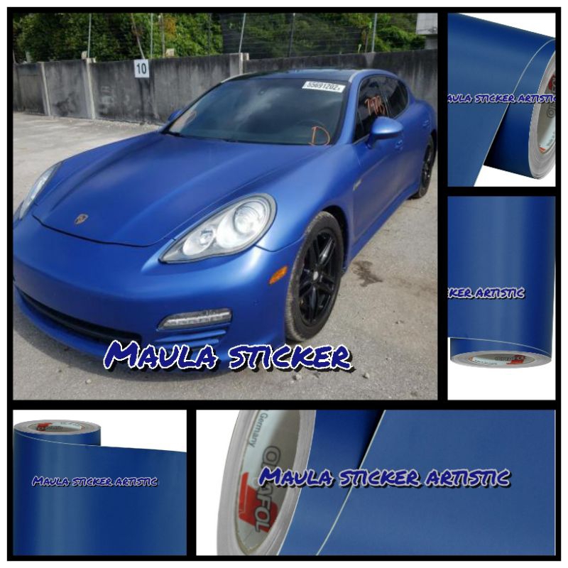 Skotlet Oracal Biru 050 Doff Kualitas Premium Untuk Variasi Body Motor Atau Mobil