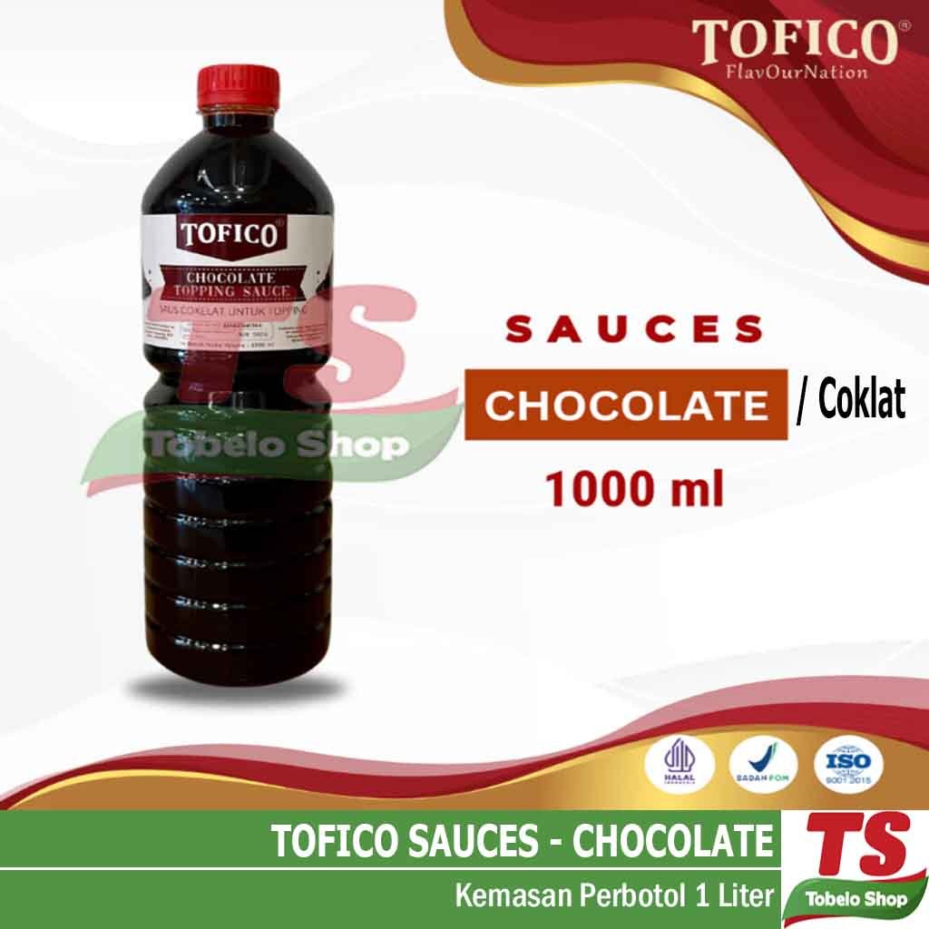 

TOFICO CHOCOLATE SAUCES 1 LITER / TOFICO CHOCOLATE TOPPING / SAUS COKLAT