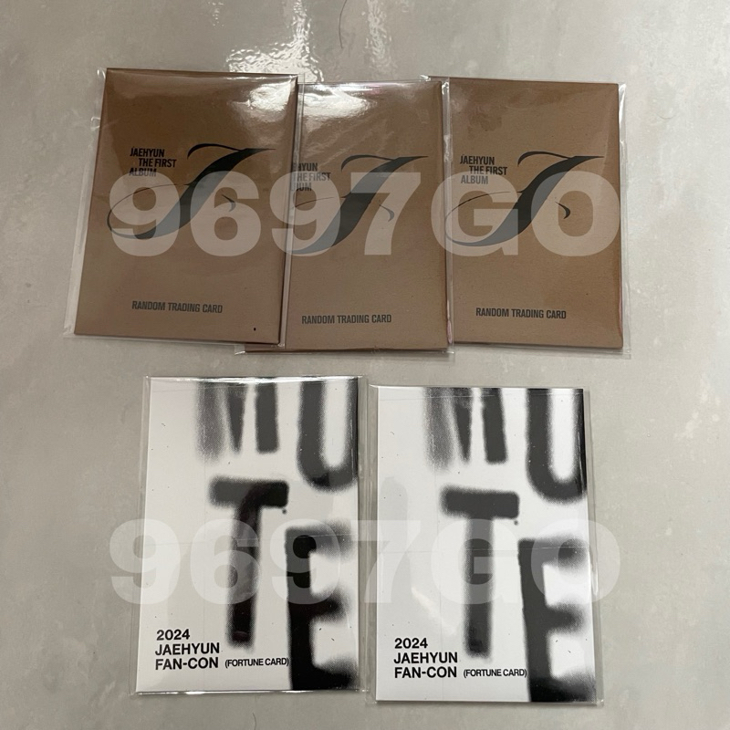 Ready stock NCT Jaehyun Mute album J official md fortune dan trading card