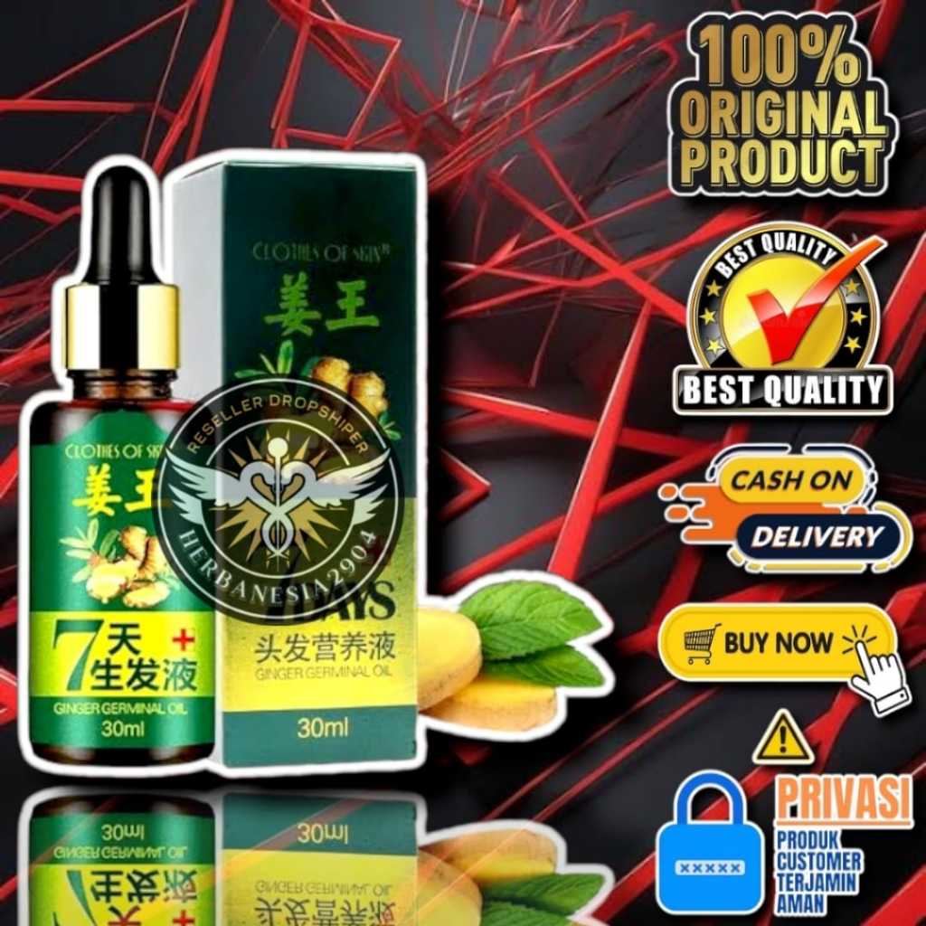 Serum Penumbuh Rambut Botak Rontok Pria Wanita Anak Bayi Cepat Original Penghitam Uban Penyubur