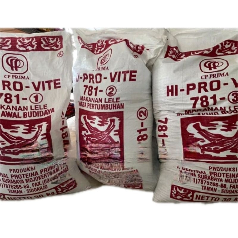 Hi pro vite pakan ikan terapung pellet ikan lele gurami patin (781-1) (781-2) (781-3) (782-4) 500 Gr