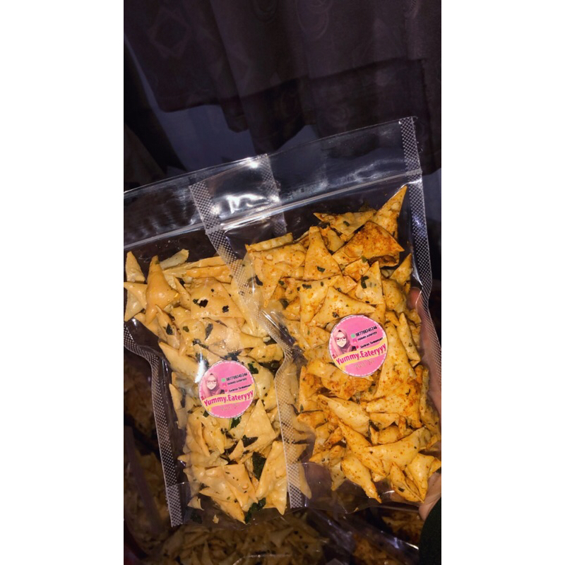 

Pangsit Daun Jeruk Gurih 100gr s/d 500gr