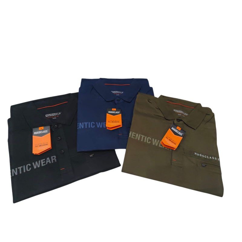 kerah hugo class/kaos kerah hugo class premium original