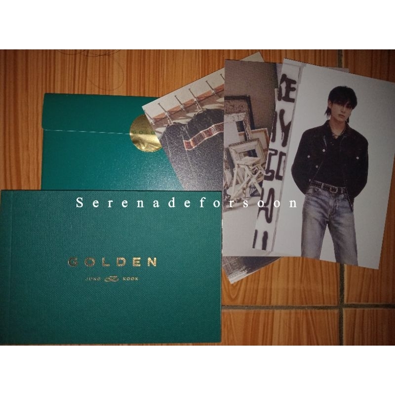 ALBUM WEVERSE GOLDEN JUNGKOOK BTS DAN POB UNSEALD