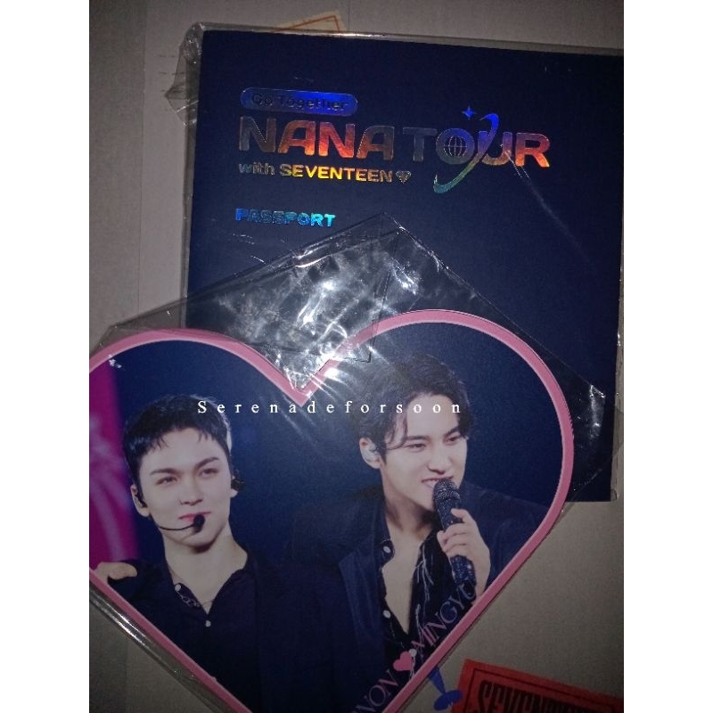 PAPER HEART MINGYU VERNON DK THE8 dan Pasport nana tour
