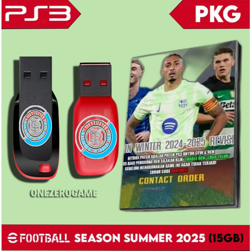 PS3 PES BITBOX  TERBARU INSTAL VIA FLASHDISK /DVD
