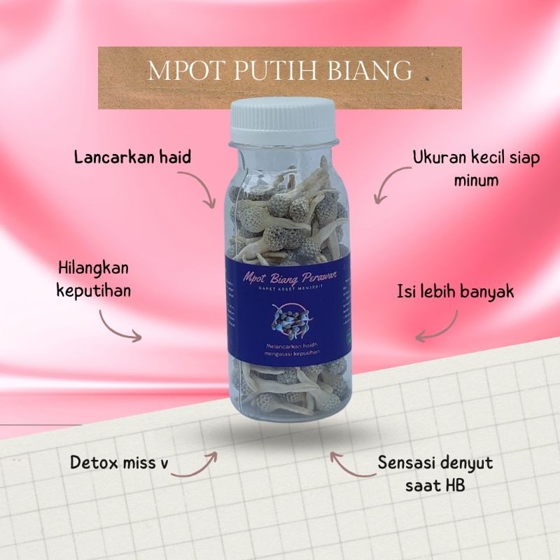 DINKES RESMI Mpot empot ayam putih original biang perawan isi 100 - 150 butir my V Virgin ukuran min