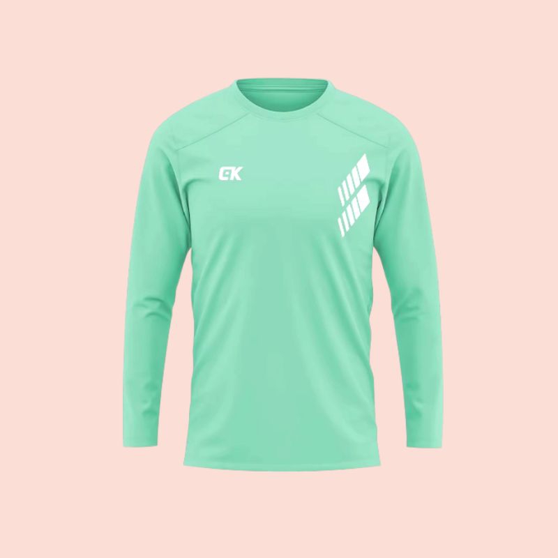 LENGAN PANJANG KAOS OLAHRAGA JERSEY BADMINTON SEPAK BOLA FUTSAL SENAM LARI GYM VOLLY PRIA WANITA SIZ