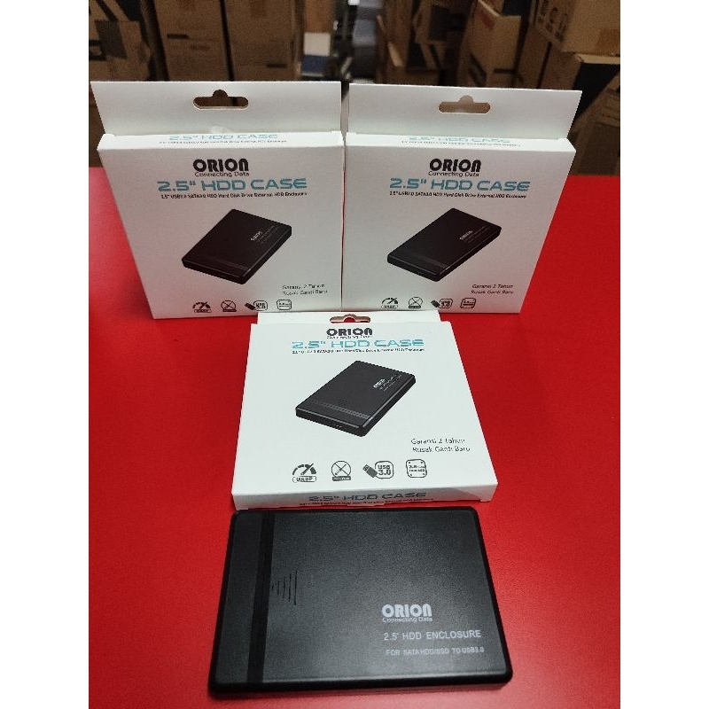 Orion HDD Enclosure 2.5" HDX Case Hitam ubs3.0