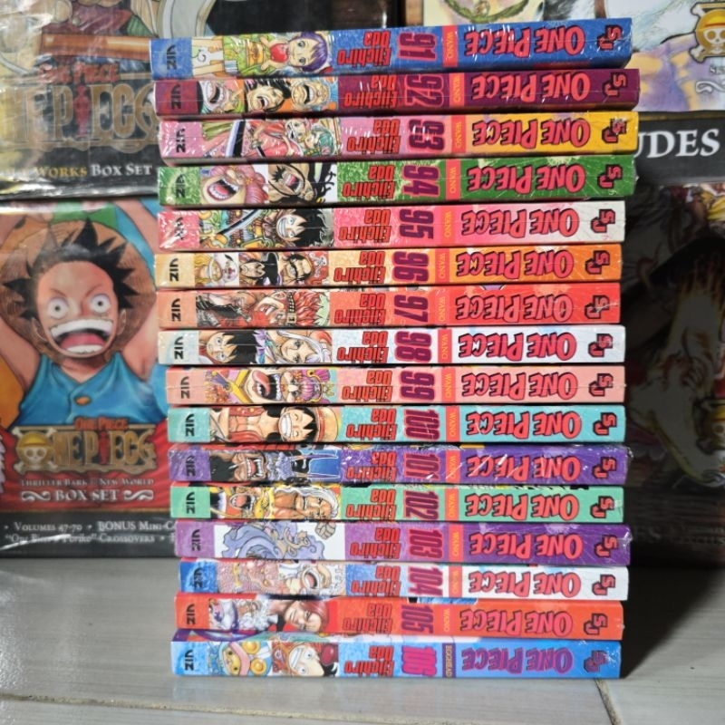 Komik One Piece 1 - 106 Vizmedia Boxset Viz Media Box set 1 2 3 4