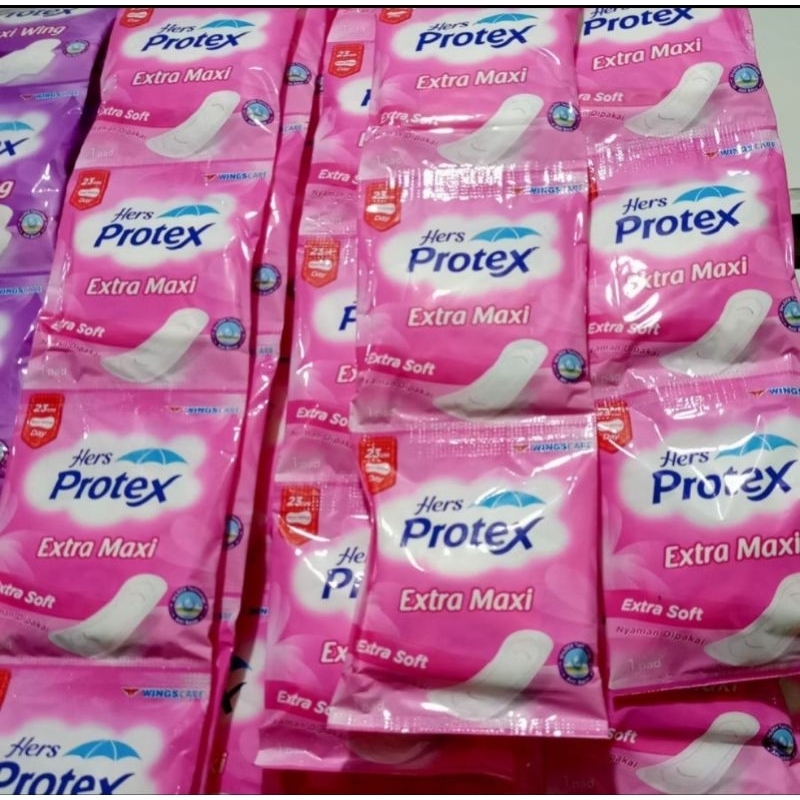 Hers Protex Extra Maxi 23 cm Extra Soft | Pembalut Wanita | hers protex maxy wings | Hers protex pem