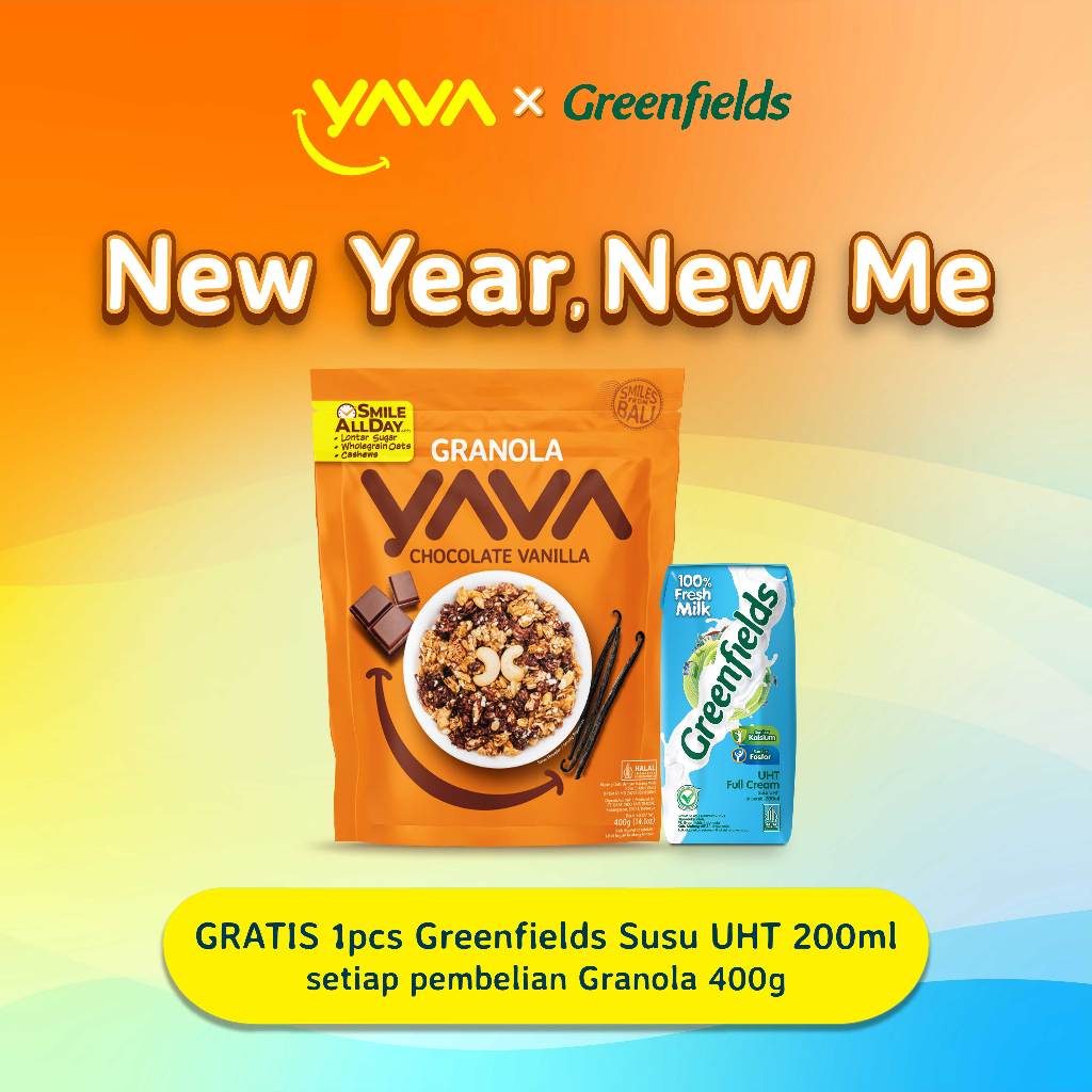 

YAVA Granola Chocolate Vanilla 400g