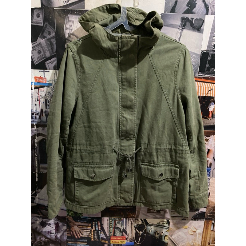 jacket parka green army GAP / parka green army