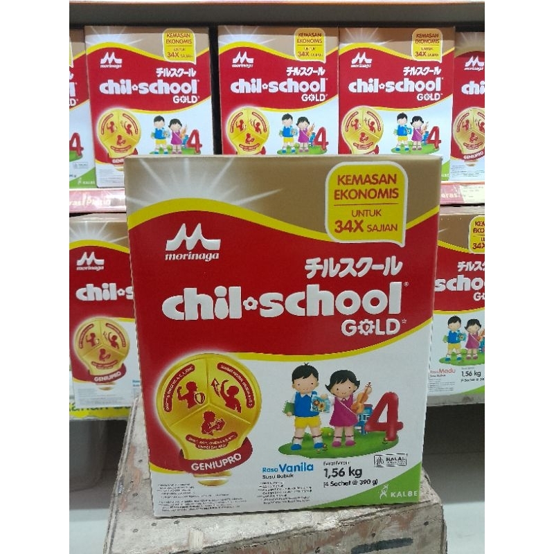 

Chil school 4 1600g/1560g morinaga chil school 4 morinaga (tanpa sobek tutup)