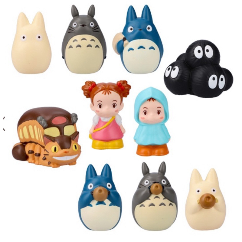 Figure Finger Puppet Boneka Jari Ghibli My Neighbor Totoro Mei set 10