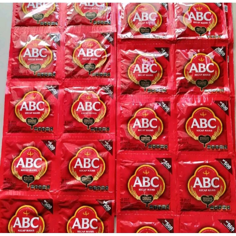 

(2 renteng) kecap manis ABC 15ml×24p hitam saos makanan masakan
