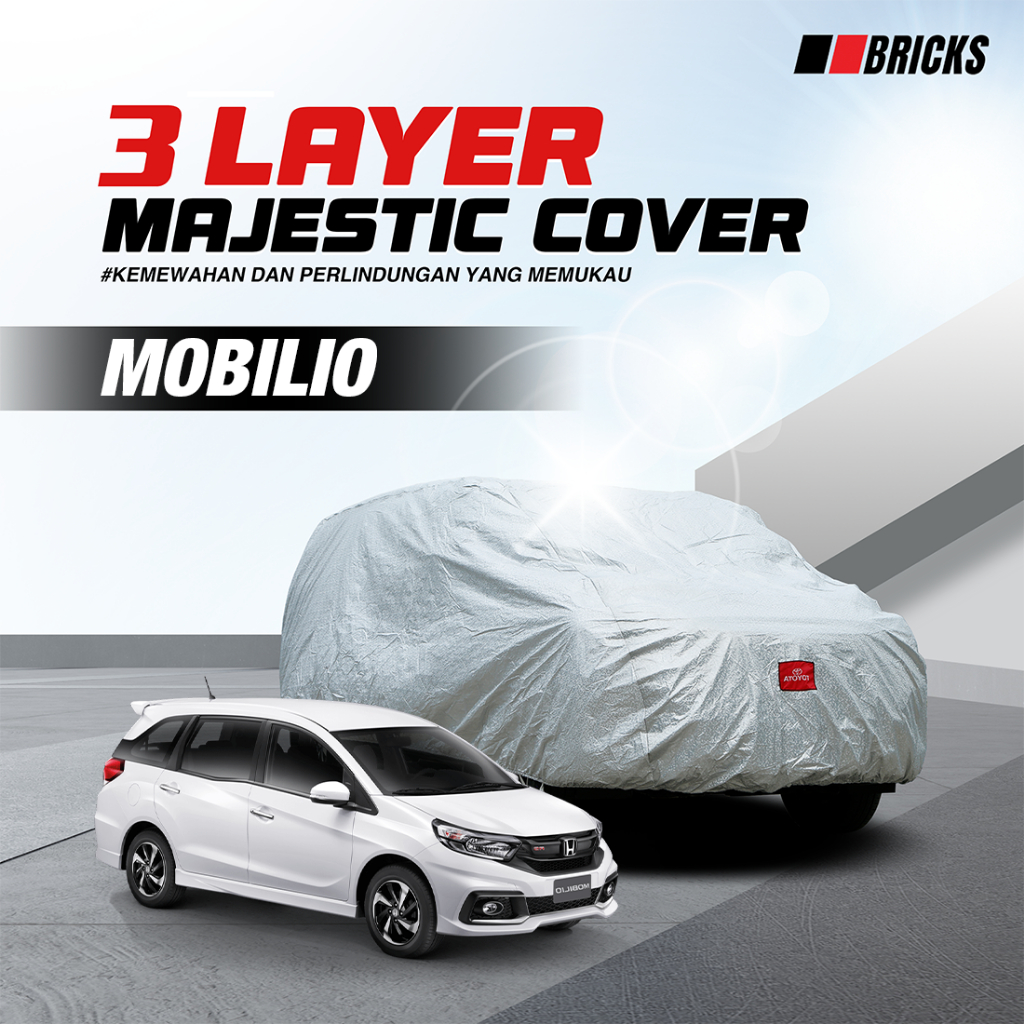 Cover Mobil MOBILIO Sarung Mobil Body Cover All New HONDA MOBILIO Tipe 3 lapis Outdoor 3Layer