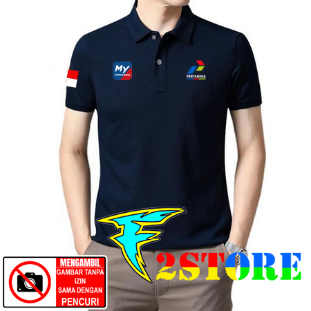 Kaos Baju Kerah Model kerah PERTAMINA - MY PERTAMINA F2ASTORE