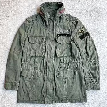 Parka Jacket Army Plastic Island