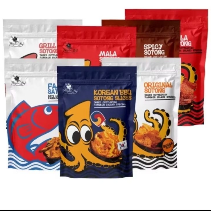 

(halal)Dried Cuttlefish Series Mala Sotong/ Original Sotong/Spicy Sotong 50g