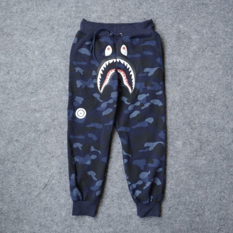 CELANA JOGGER SHORTPHANTS A BATHING APE SHRAK CAMO BAPE X PSG HIGH QUALITY FULLTAG LEBEL