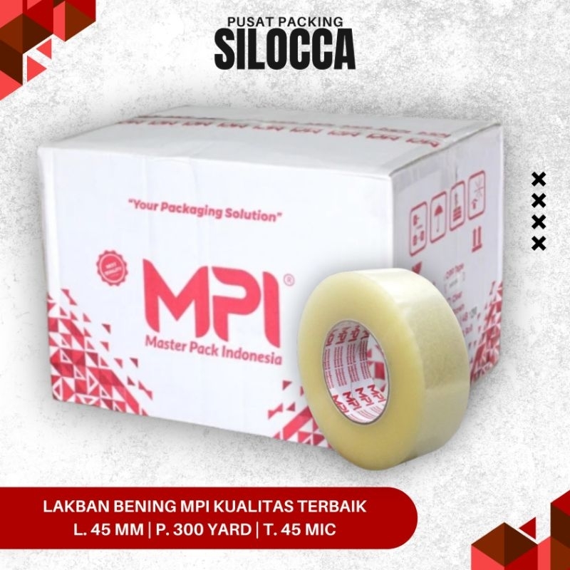 

1 KARTON ISI 36 LAKBAN BENING 300 YARD ECO X 45 MM MPI KUALITAS TERBAIK/SELOTIP/ISOLASI/SOLASI/TAPE