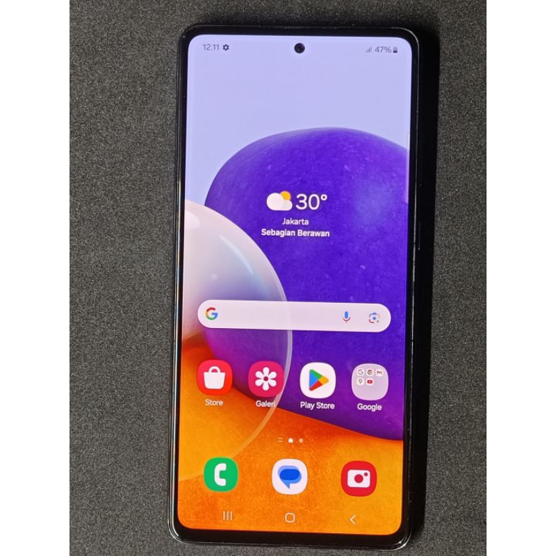 lcd samsung a72 original minus touchscreen