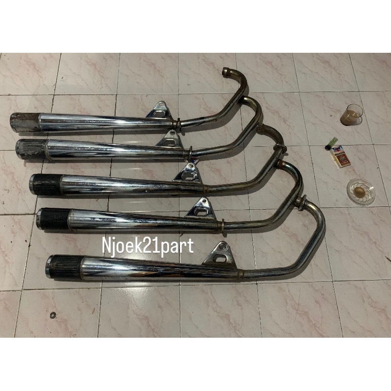 knalpot gl keg original (sudah bedelan) copotan