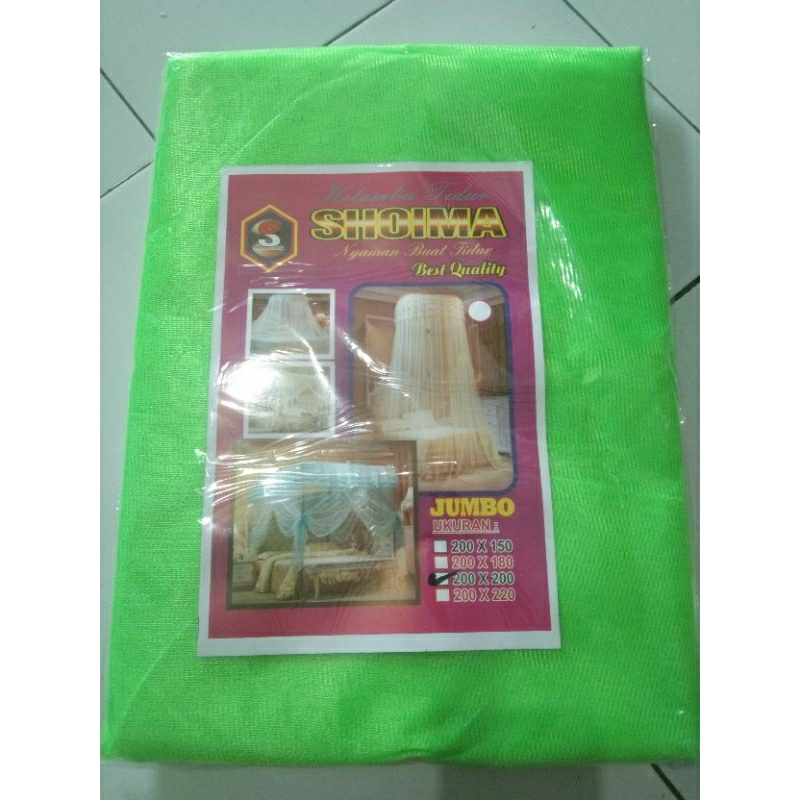 kelambu anti nyamuk kotak polos jumbo kelambu polos jumbo kelambu jadul kelambu 200x180 AST