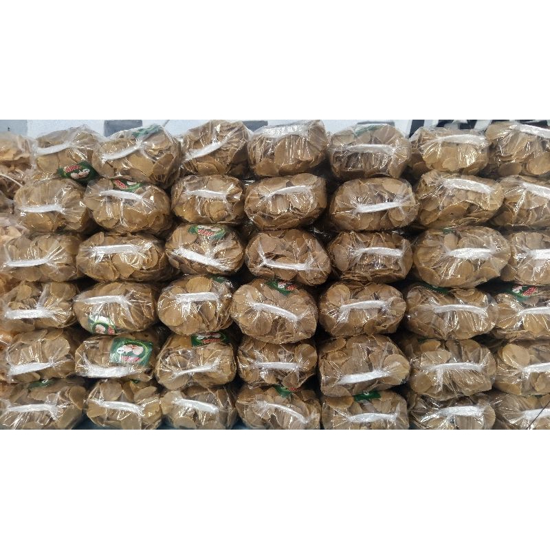 

KERUPUK PULI BAWANG PUTIH / RENYAH / GURIH / SIAP GORENG